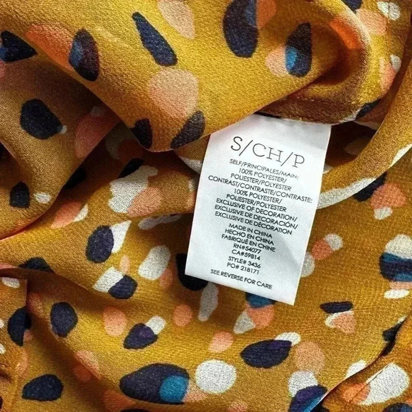 Cabi patterned sleeves collared button down - Picture 4 of 4